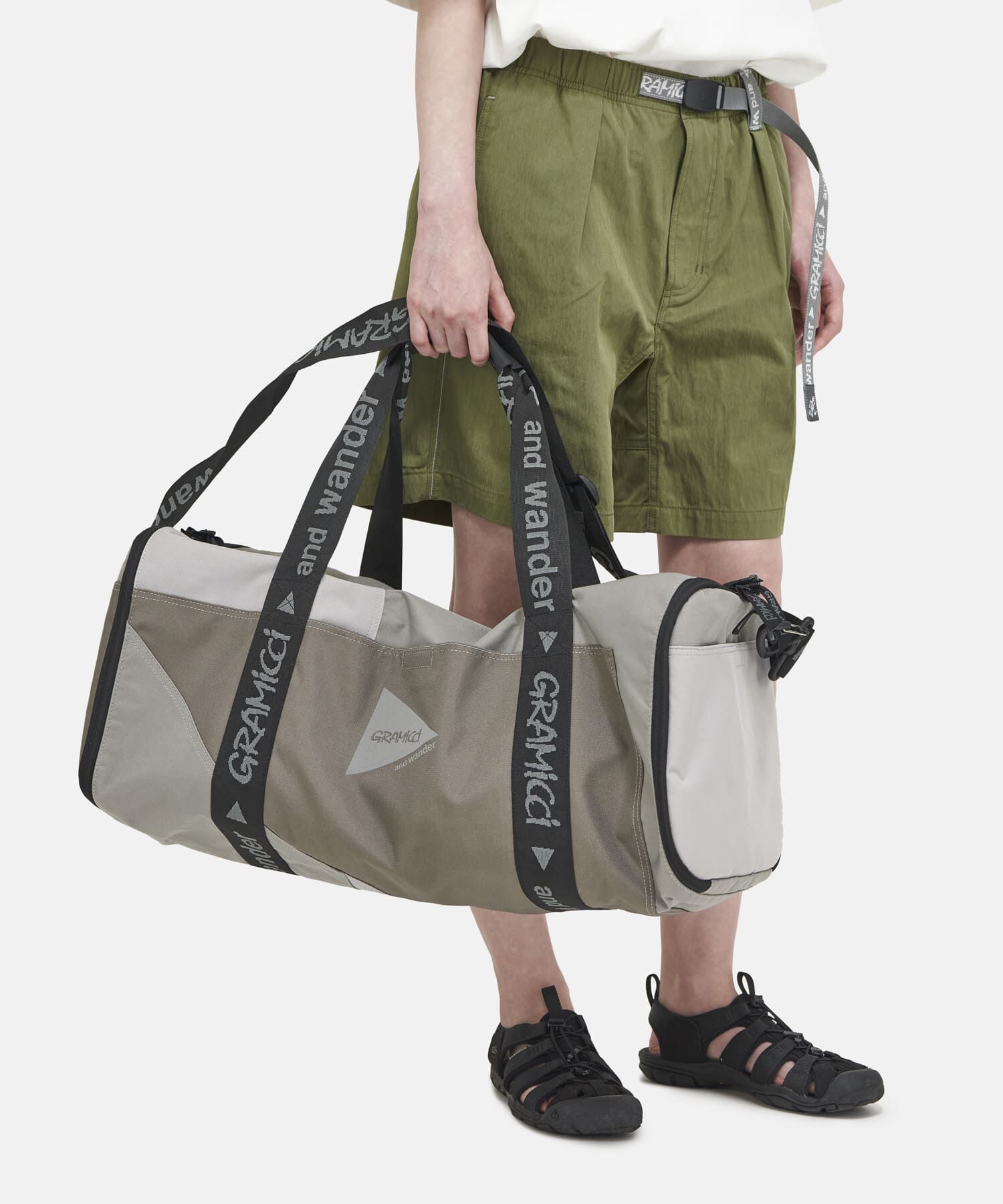 充実の品 Gramicci x and wander] MULTI PATCHWORK BOSTON BAG | GRAMICCI 旅行かばん・小分けバッグ