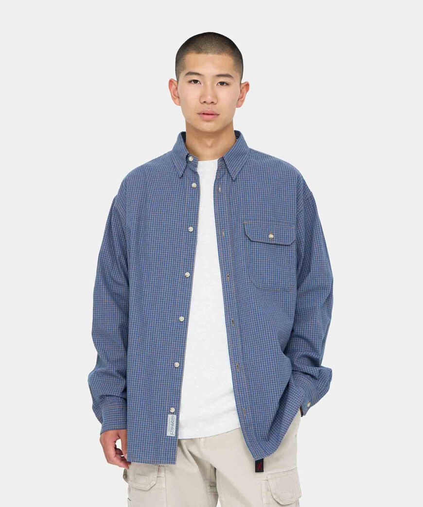 CHECKERED STANCE SHIRT,SIERRA CHECK MINT, large image number 7