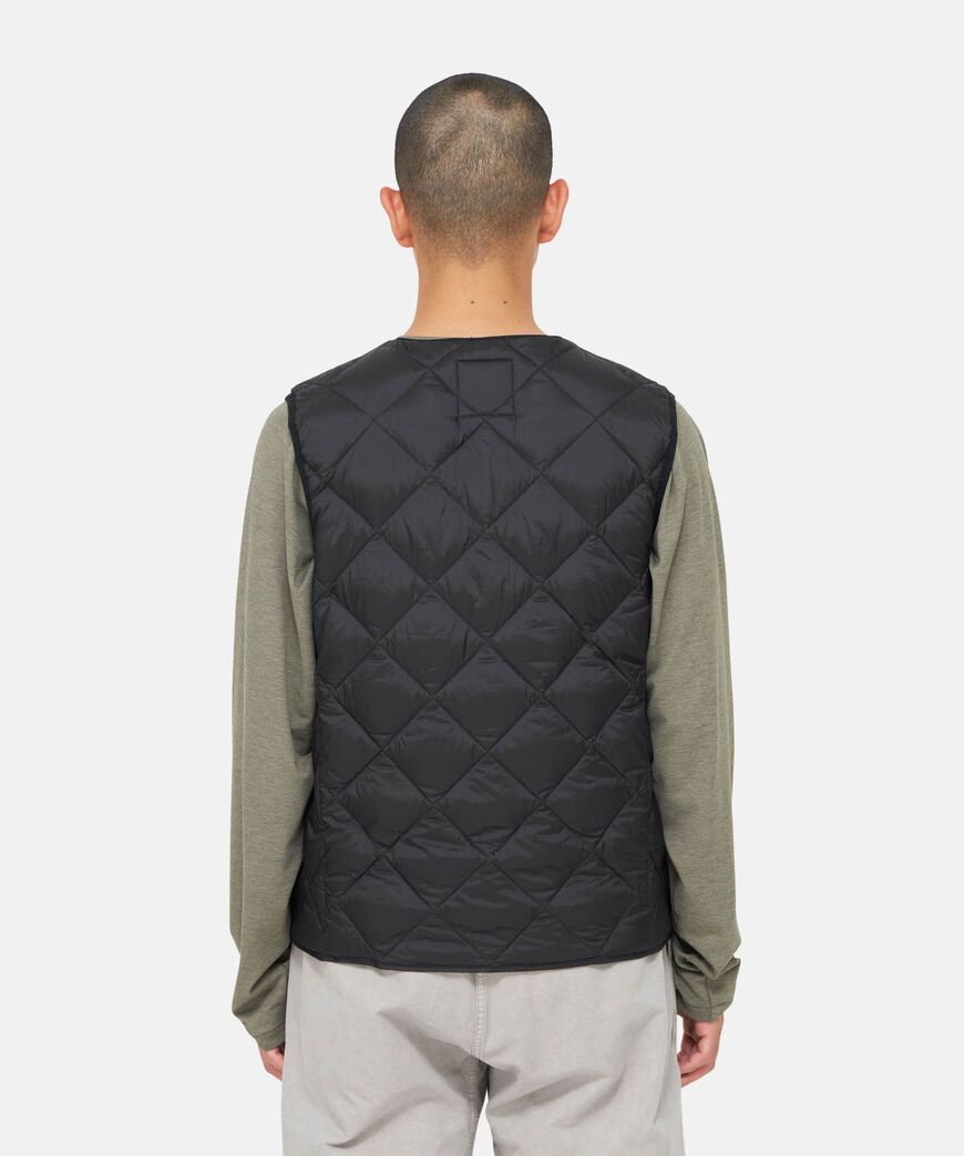 INNER DOWN VEST,STONE GREY, large image number 5