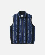 RIPPLE SHERPA VEST,NAVY RIPPLE, small image number 0