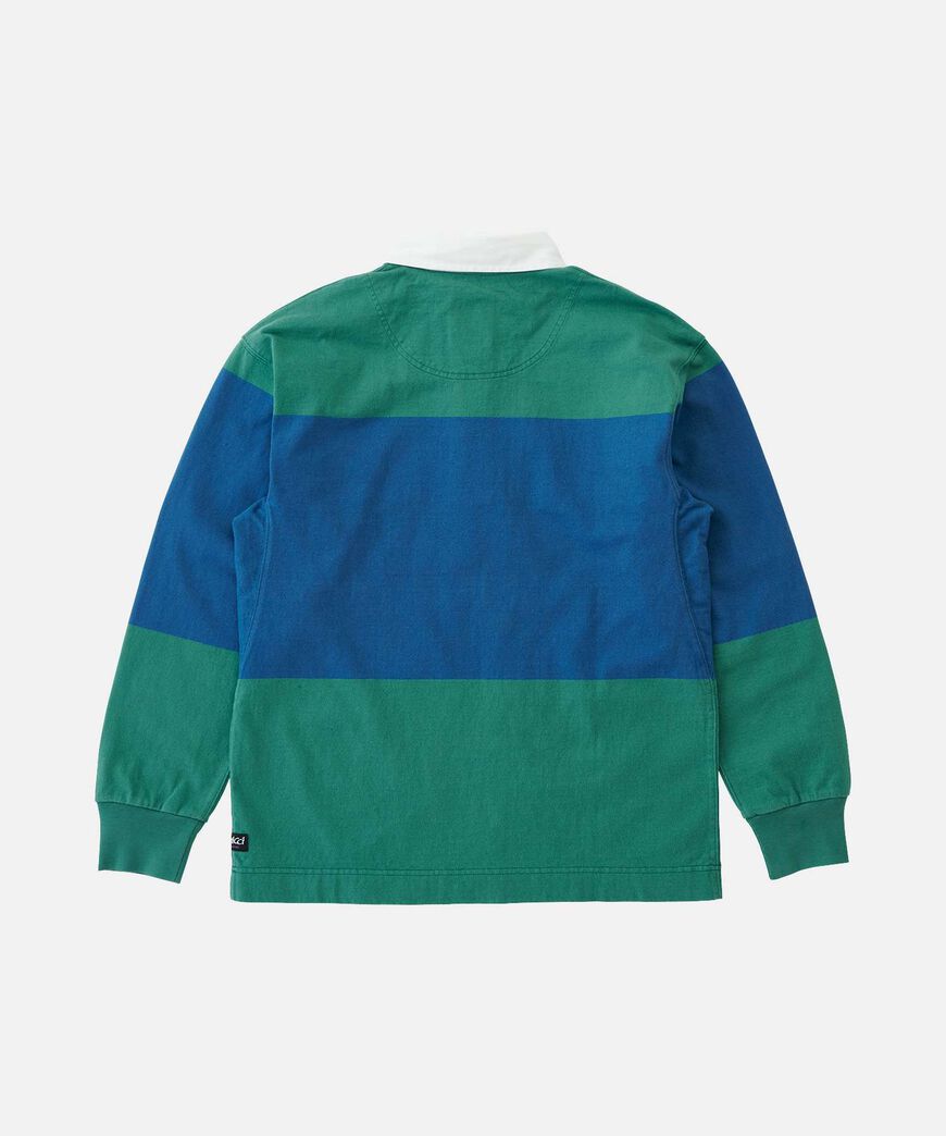 LANGDON RUGBY SHIRT,CERULEAN / EMERALD, large image number 1