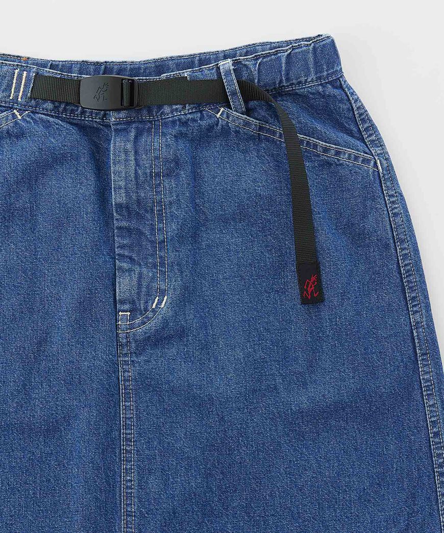 SUTTER DENIM SKIRT,RINSED INDIGO, large image number 3
