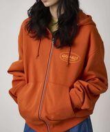 ORIGINAL FREEDOM ZIP HOODED SWEATSHIRT,BURNT ORANGE, small image number 5