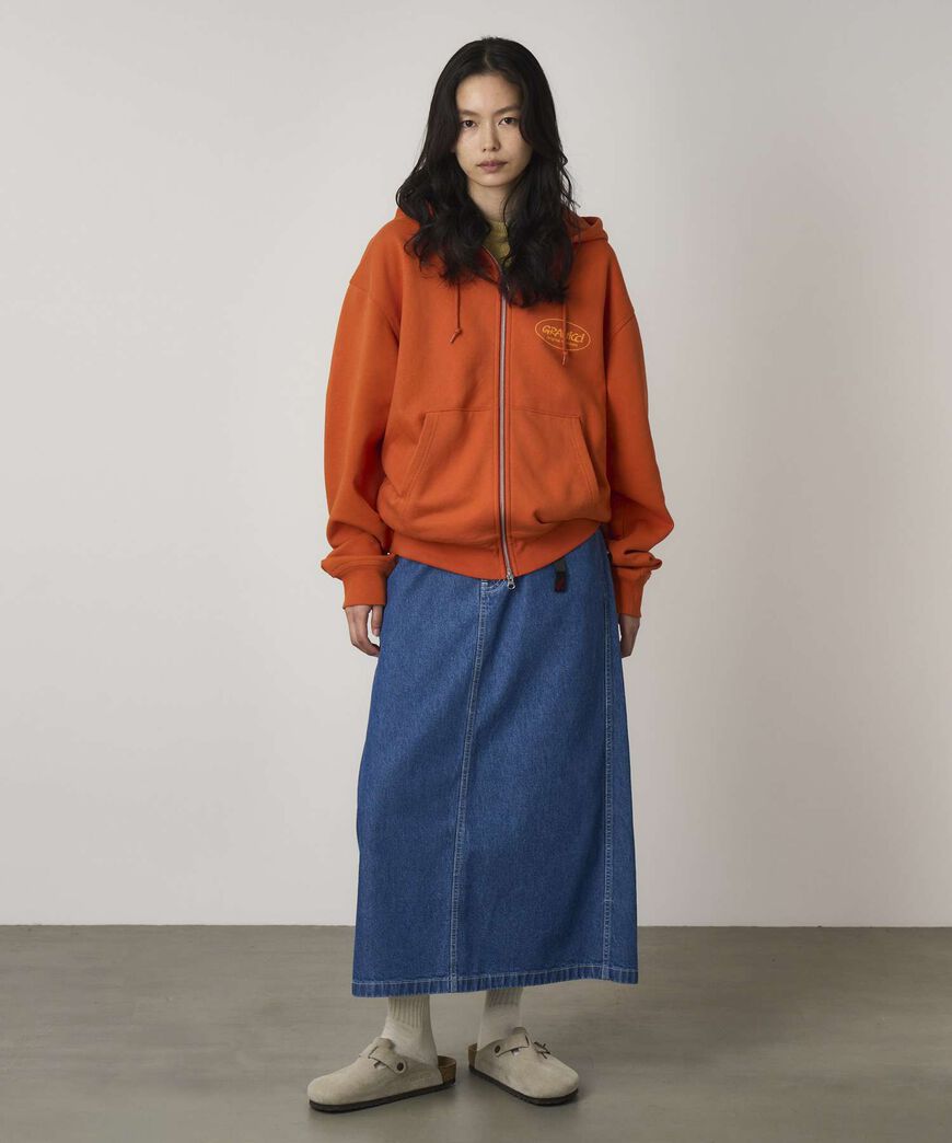 ORIGINAL FREEDOM ZIP HOODED SWEATSHIRT,BURNT ORANGE, large image number 2