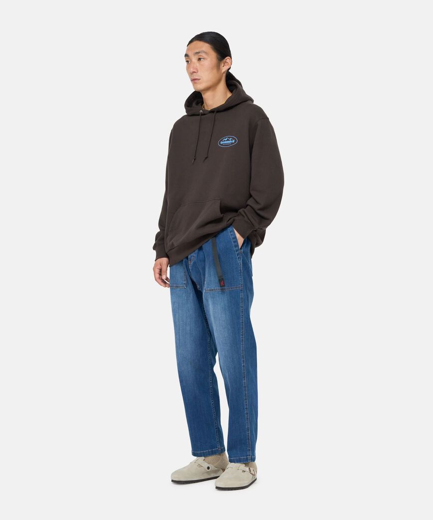 STRETCH DENIM LOOSE TAPERED RIDGE PANT,MEDIUM USED, large image number 3