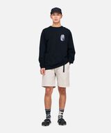 TIE DYE CREW SOCKS,BLACK, small image number 1
