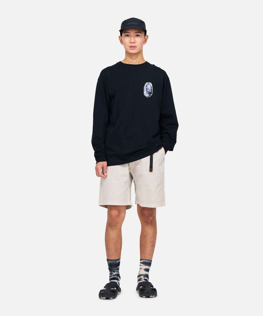 TIE DYE CREW SOCKS,BLACK, large image number 1