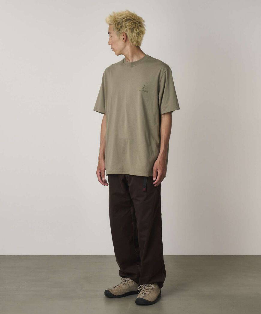 ONE POINT LOGO TEE,KHAKI, large image number 3