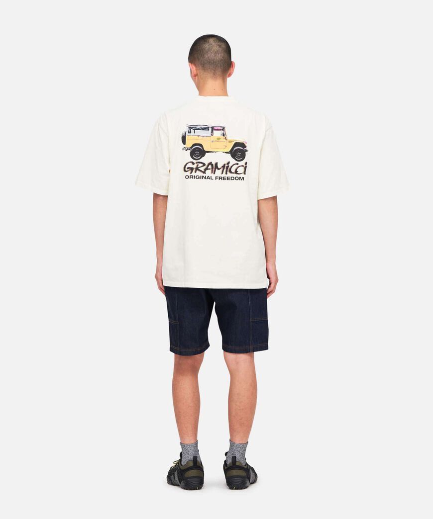OFF ROAD TEE PIGMENT DYED,VANILLA ICE PIGMENT, large image number 3