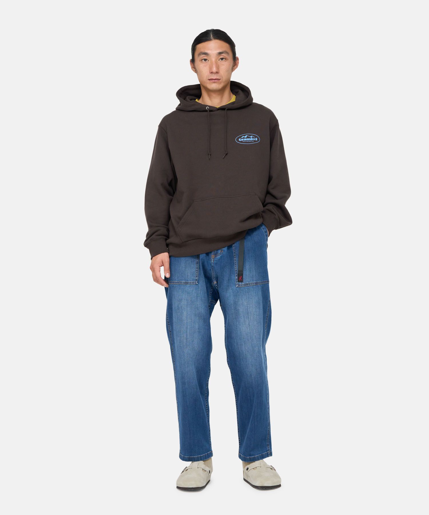 STRETCH DENIM LOOSE TAPERED RIDGE PANT | GRAMICCI Official Global Online  Store
