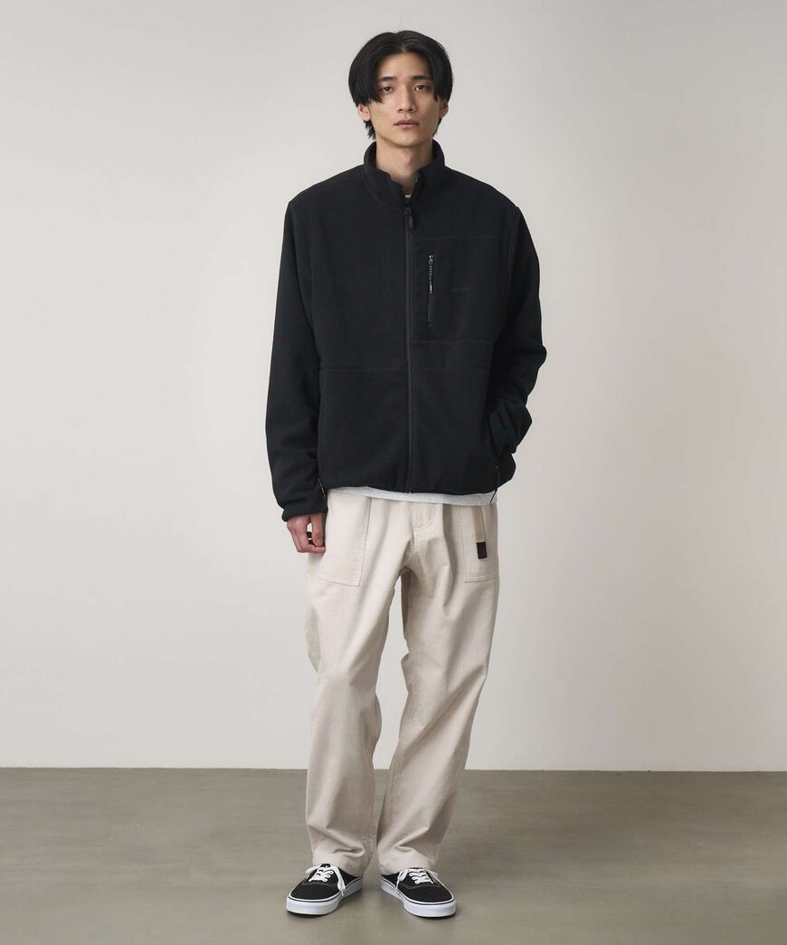 CORDUROY LOOSE TAPERED RIDGE PANT,BONE, large image number 1