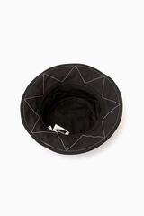 ZIGZAG STITCH HAT,BLACK, small image number 7