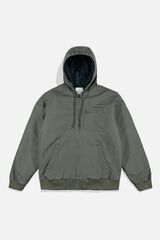 CANVAS WORK JACKET,OLIVE, small image number 0