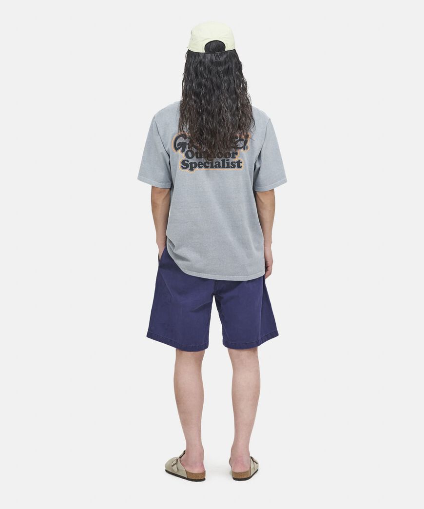 G-SHORT PIGMENT DYE,GREY PURPLE, large image number 4