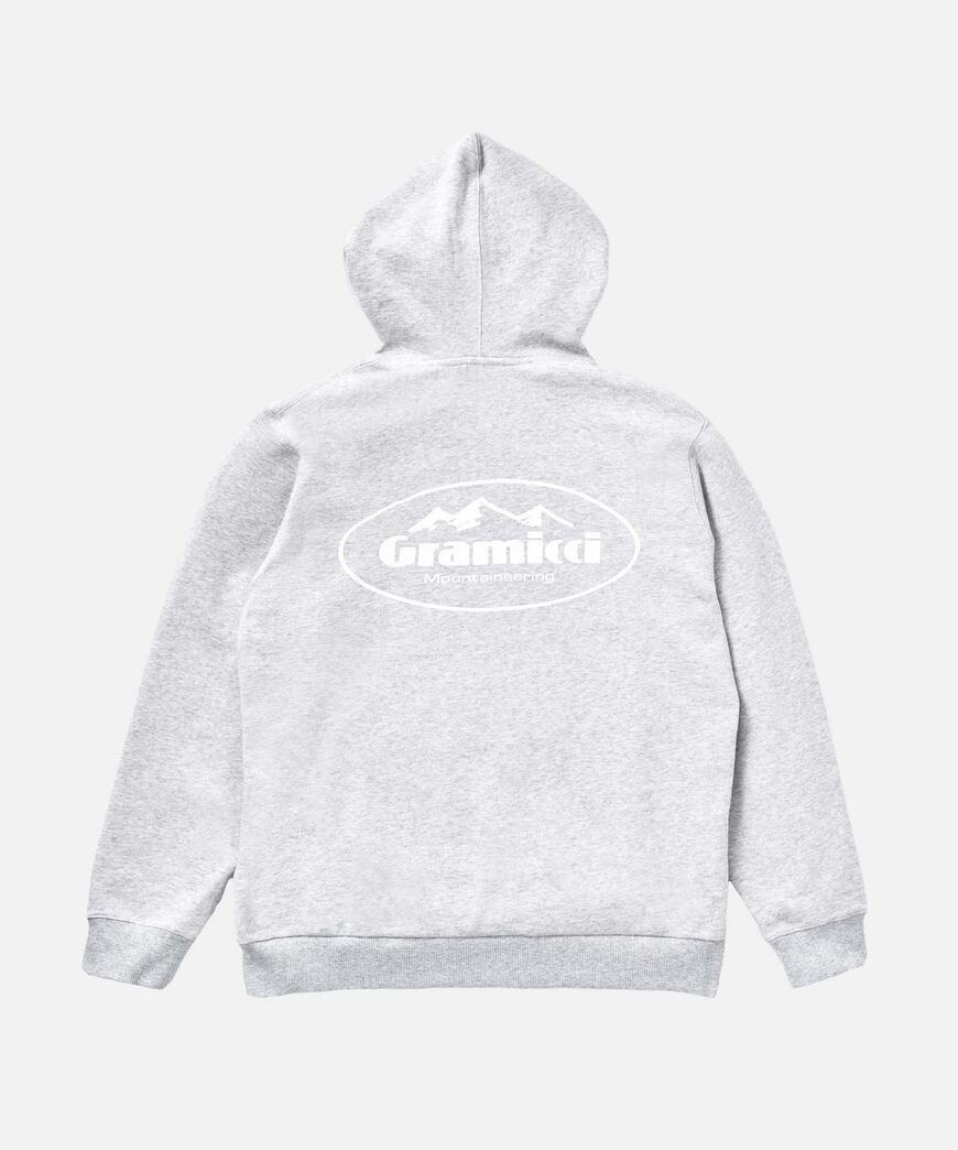 MOUNTAINEERING HOODED SWEATSHIRT,GREY HEATHER, large image number 1