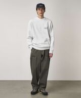 JAPANESE SLUB DENIM PANT,DARK SAGE, small image number 1