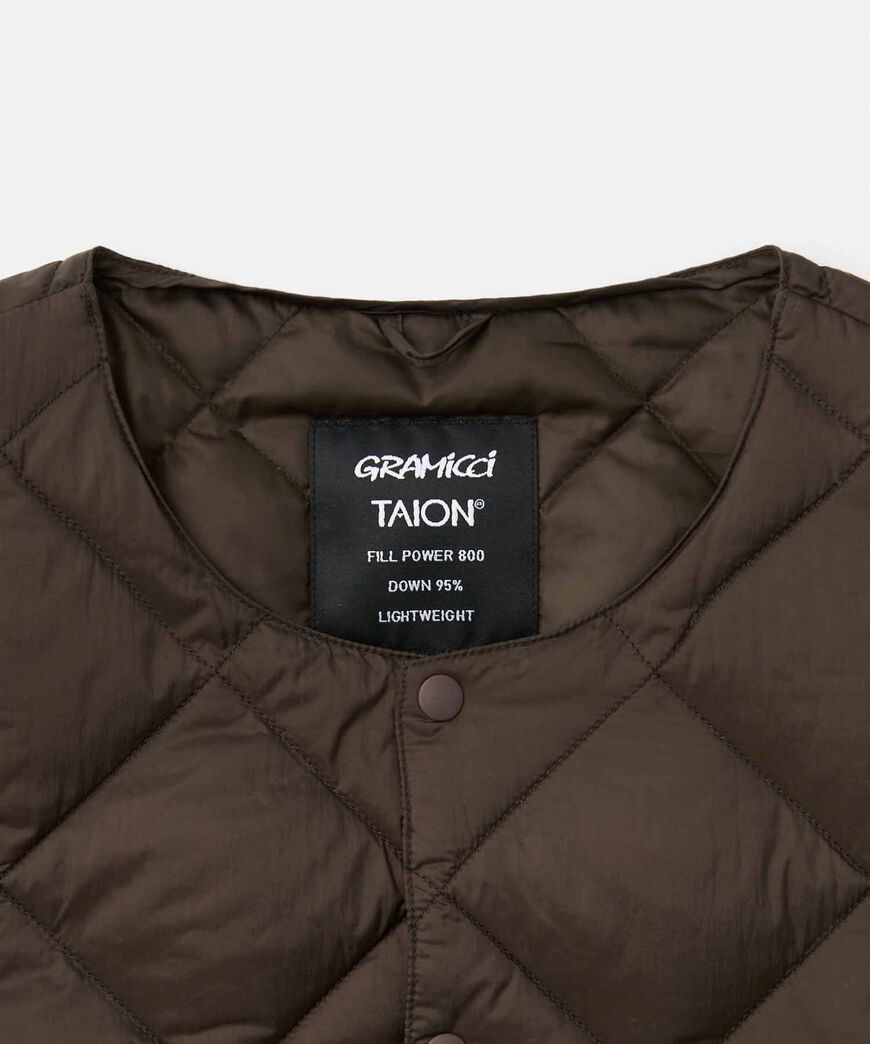 INNER DOWN JACKET,DARK BROWN, large image number 10