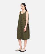 NYLON DRESS,DEEP OLIVE, small image number 3