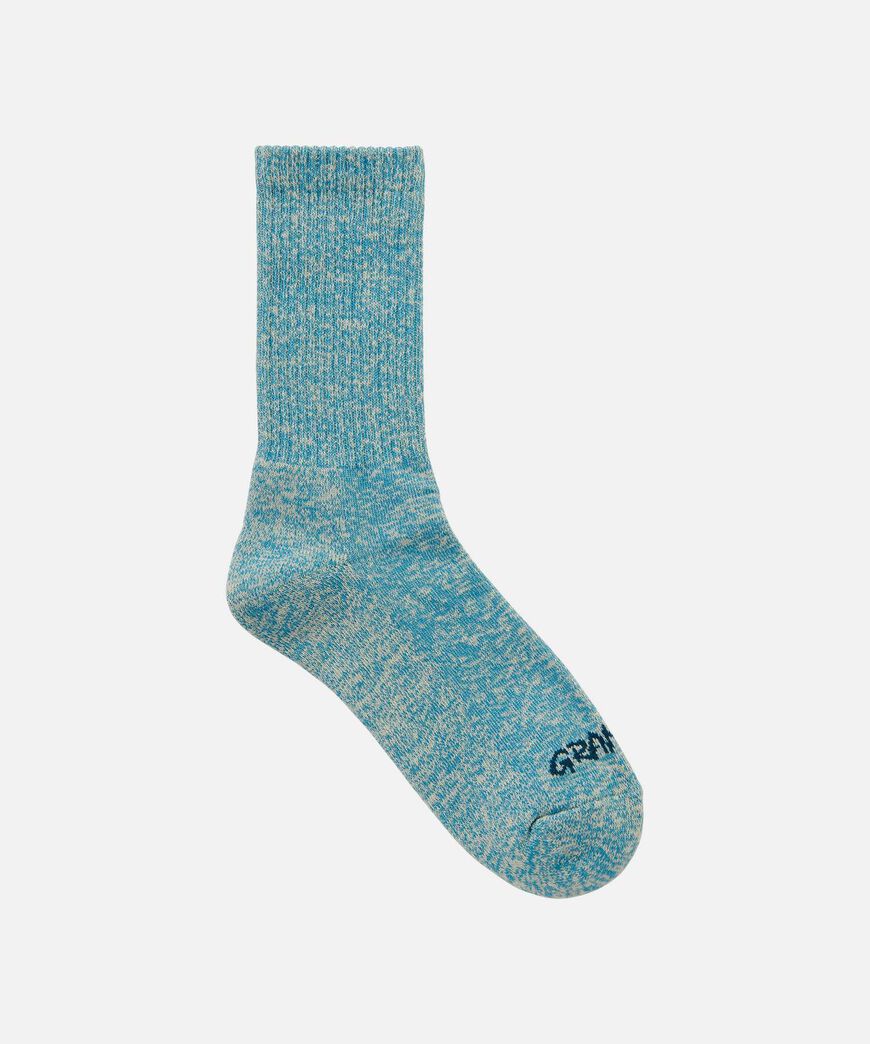 HEMP BLEND SOCKS,BLUE, large image number 0