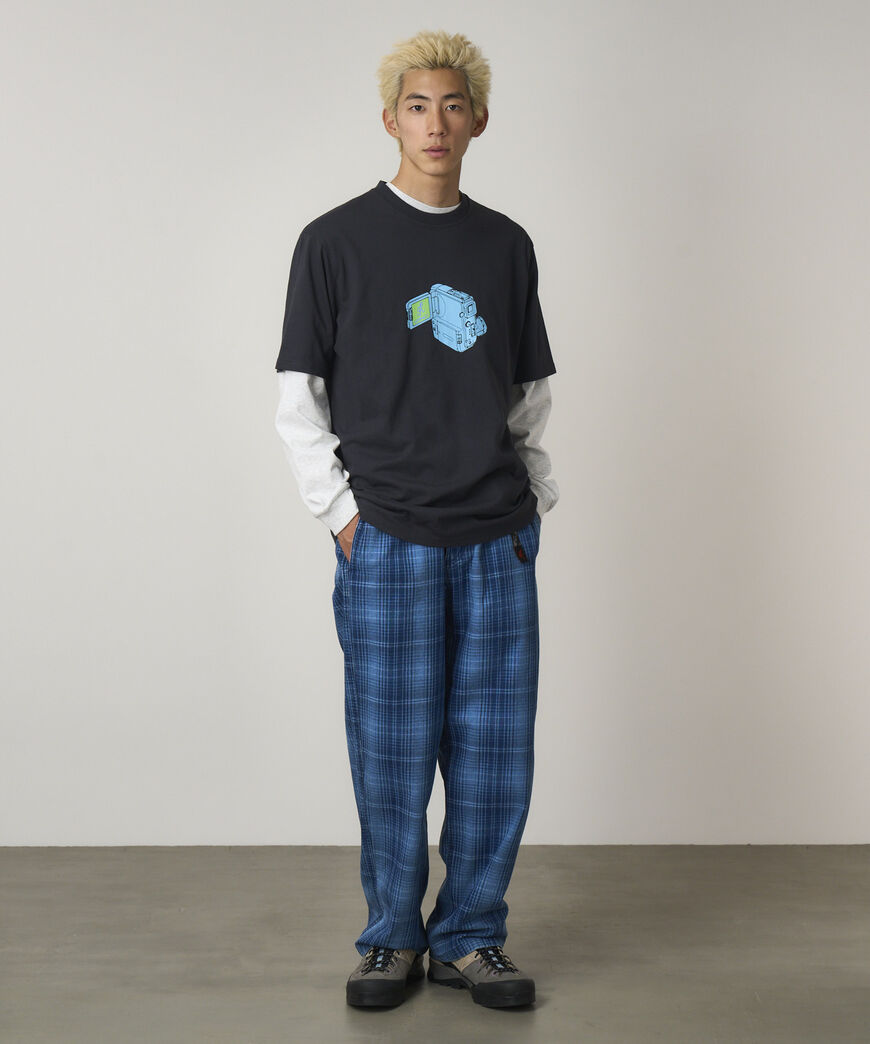 O.G. DENIM PLAID PANT,INDIGO CHECKERED PLAID, large image number 2