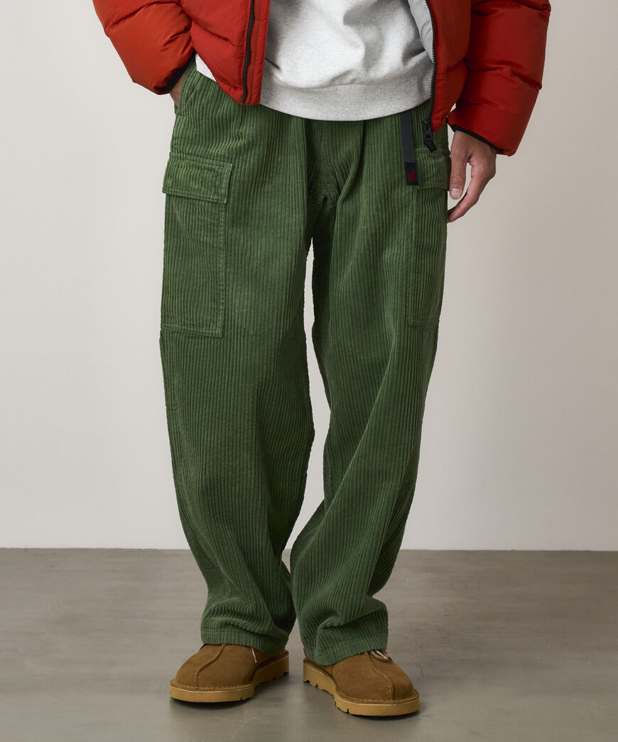 BROCKTON BIG CORDUROY PANT,PINE GREEN, large image number 5