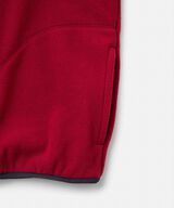 FLEECE CARDIGAN ZIP-UP,DEEP MAROON, small image number 12
