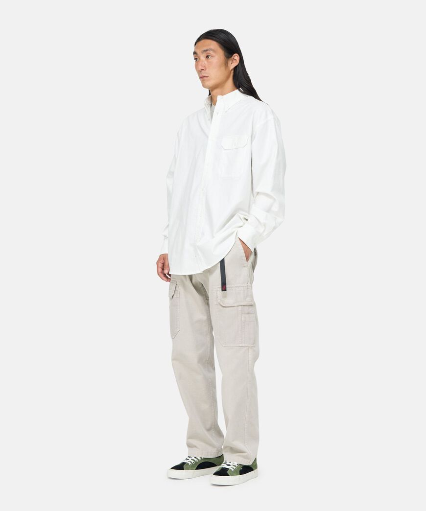 OXFORD BUTTON DOWN STANCE SHIRT,WHITE, large image number 5