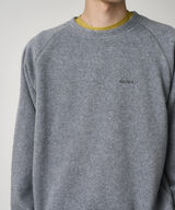 THERMAL FLEECE CREW,HEATHER GREY, small image number 2