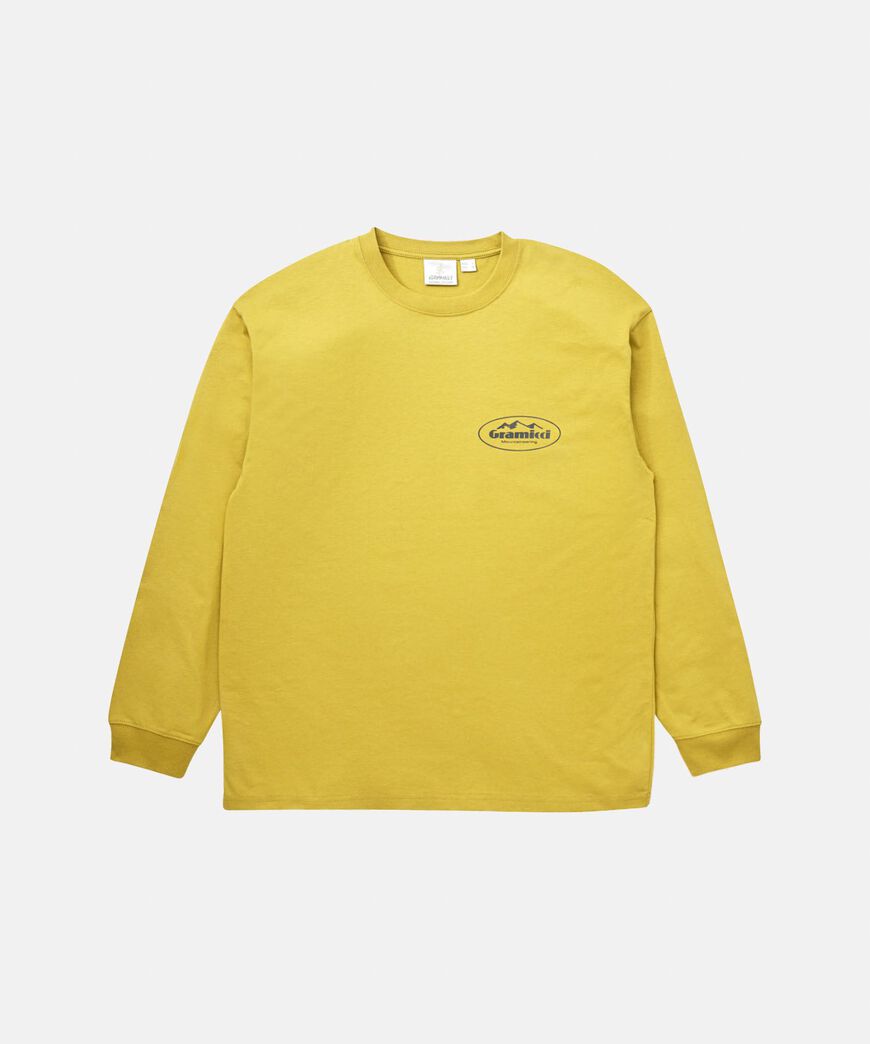 MOUNTAINEERING L/S TEE,DEEP YELLOW, large image number 0