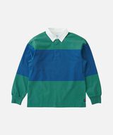 LANGDON RUGBY SHIRT,CERULEAN / EMERALD, small image number 0