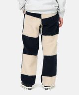 CHECKERED SHERPA PANT,NATURAL / NAVY CHECK, small image number 6
