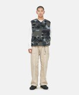 JQ TAPE FLEECE VEST,CAMO, small image number 3