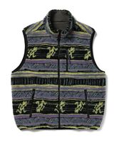 TNT GRAMICCI REVERSIBLE FLEECE VEST,MULTI, small image number 0