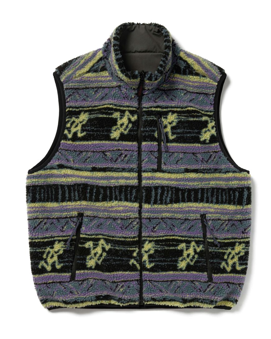 TNT GRAMICCI REVERSIBLE FLEECE VEST,MULTI, large image number 0