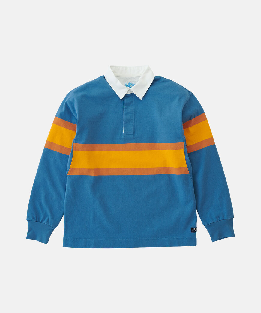 LANGDON RUGBY SHIRT,SKY / APRICOT, large image number 0