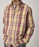 BROADCLOTH STANCE SHIRT,MUSTARD, small image number 2