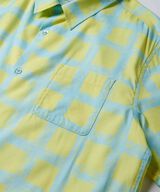 CHECKERD RAYON SHIRT,GLOW, small image number 9