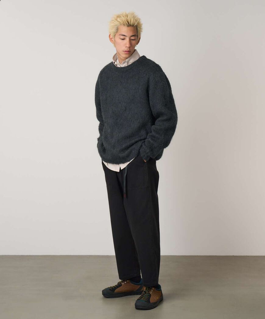 LOOSE TAPERED PANT,BLACK, large image number 3