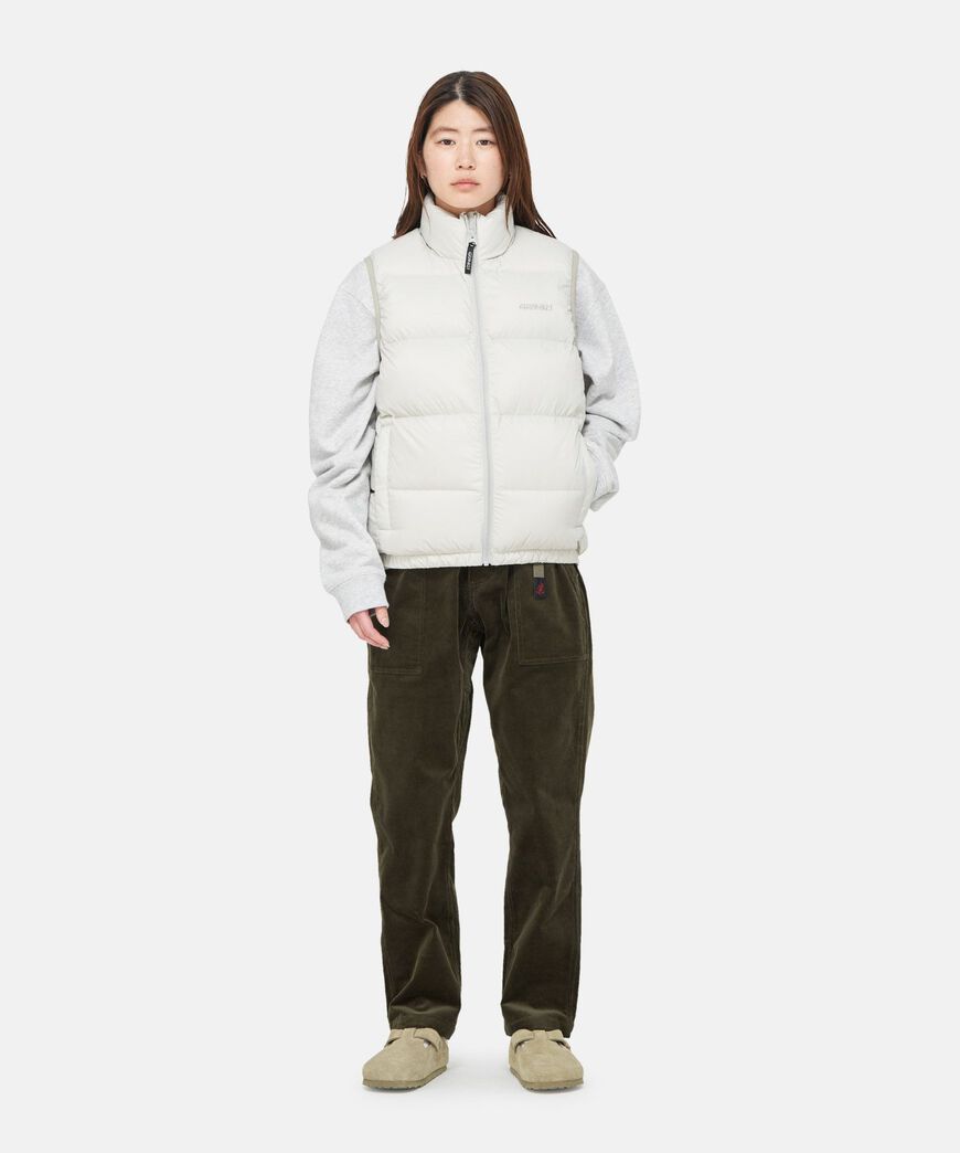 DOWN PUFFER VEST,DARK BROWN, large image number 8