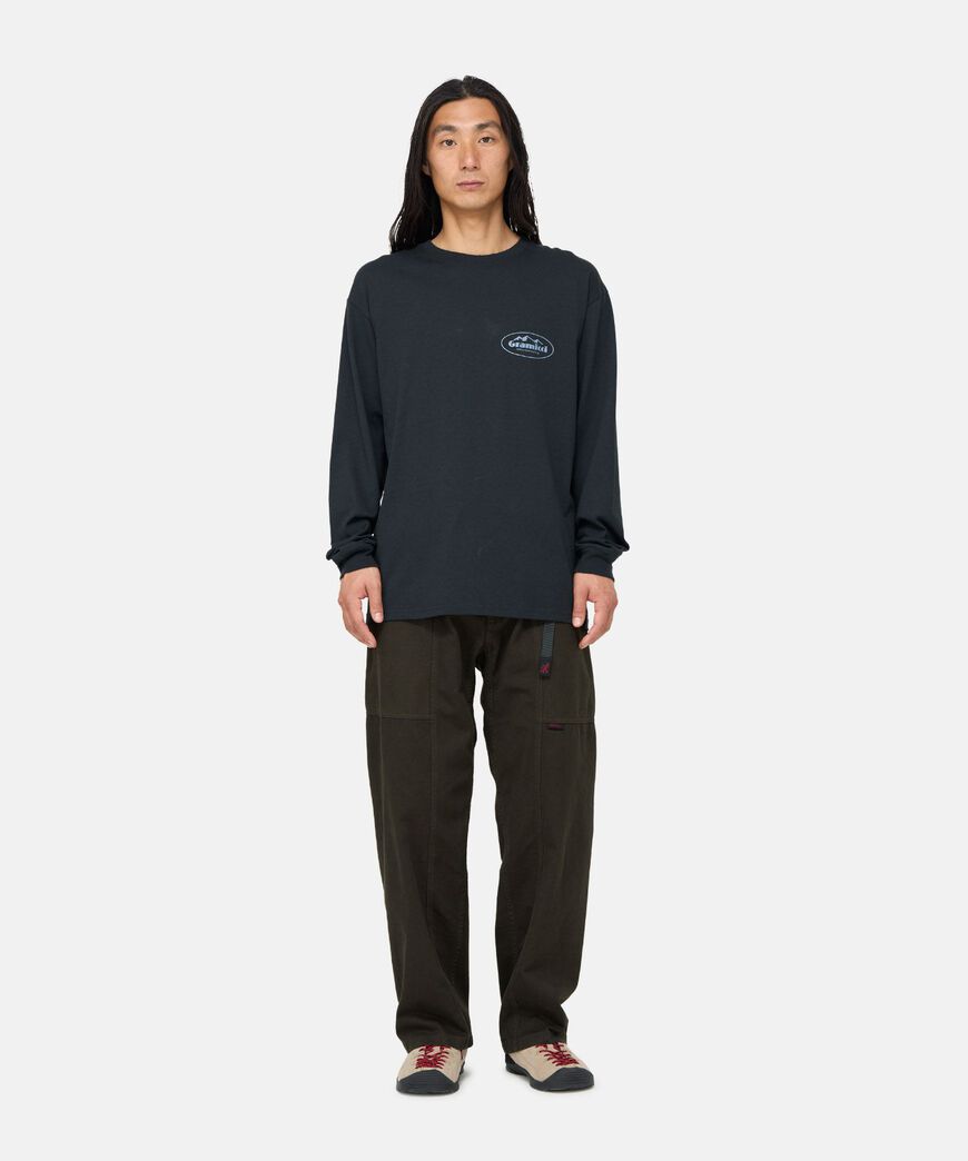 MOUNTAINEERING L/S TEE,DEEP YELLOW, large image number 4