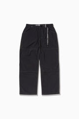 NYLON DOUBLE KNEE PANT,BLACK, small image number 0