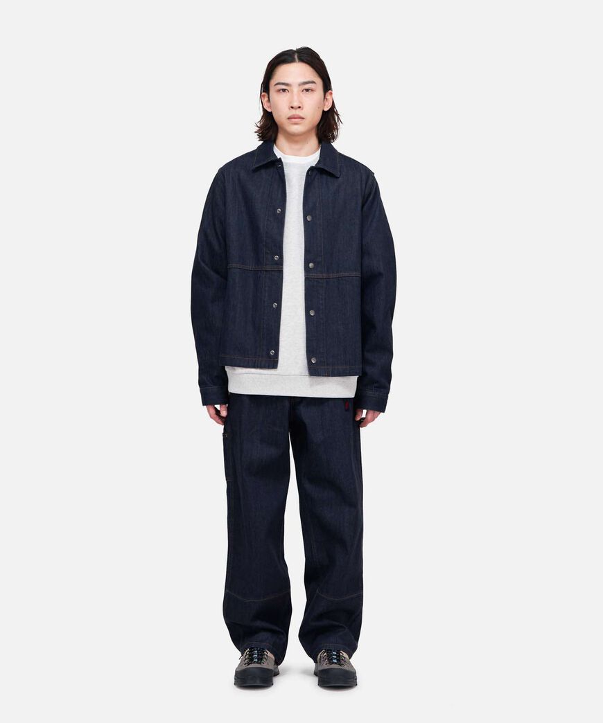 JAPANESE DENIM WORK PANT,INDIGO, large image number 7