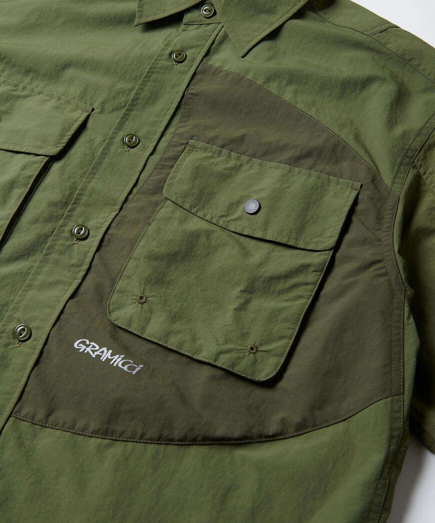 NYLON BRENTWOOD SHIRT,OLIVE, large image number 9