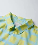 CHECKERD RAYON SHIRT,GLOW, small image number 8