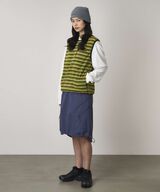 THERMAL FLEECE W'S PULLOVER,CHARTREUSE STRIPE, small image number 3