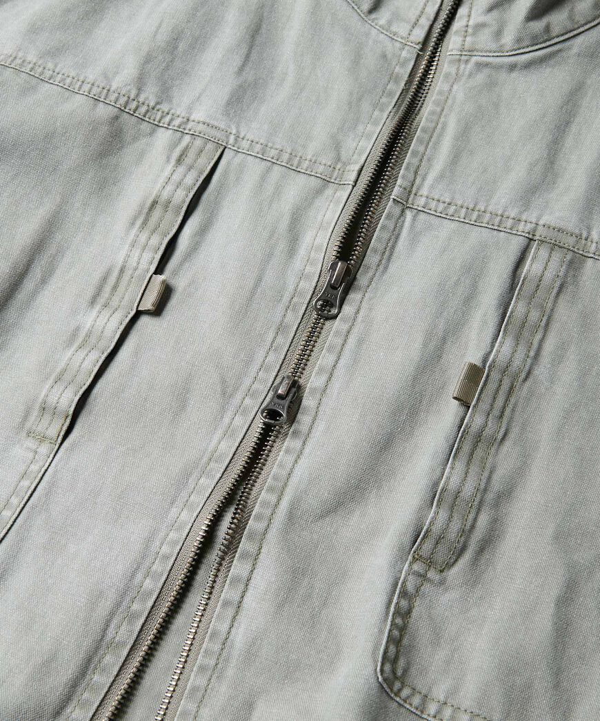 CANVAS PHOENIX JACKET,DEEP BROWN, large image number 3