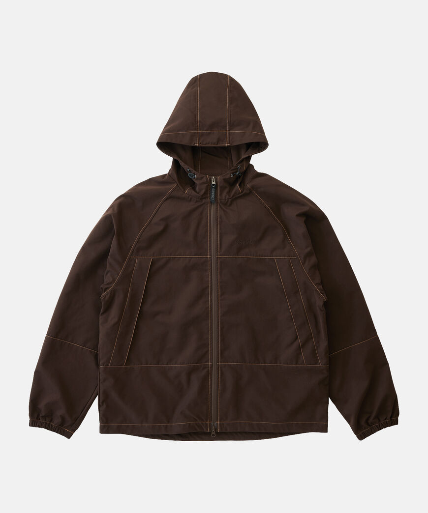 SALEM HOODED JACKET,BROWN, large image number 0