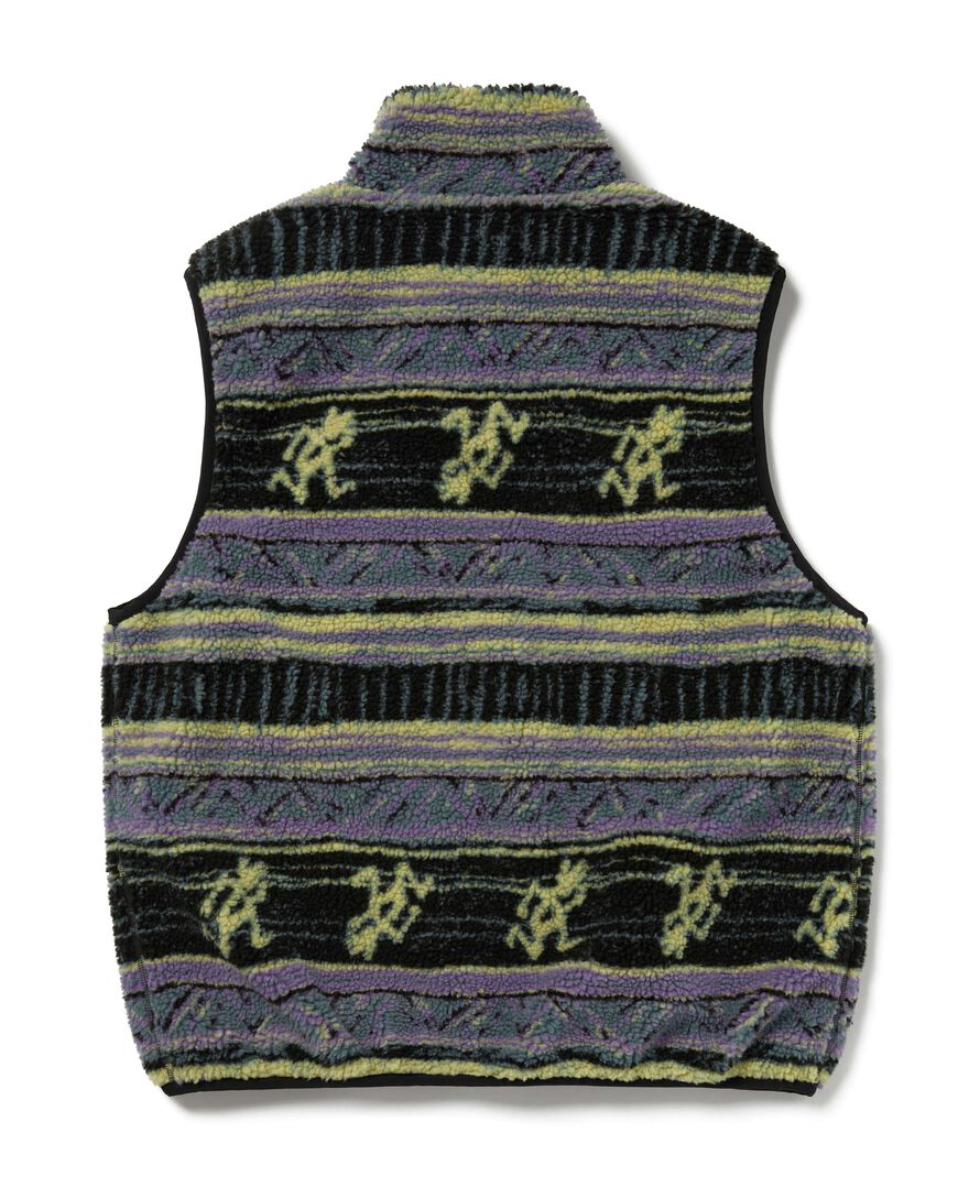 TNT GRAMICCI REVERSIBLE FLEECE VEST,MULTI, large image number 2