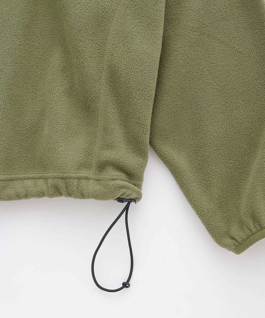 THERMAL FLEECE CREW,HEATHER GREY, large image number 4