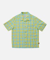 CHECKERD RAYON SHIRT,GLOW, small image number 0